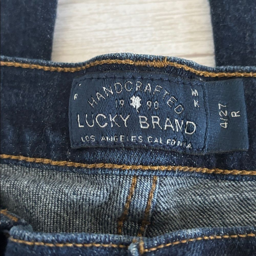 - Lucky Brand Easy Rider Jeans Size 4/27 R - Picture 3 of 6
